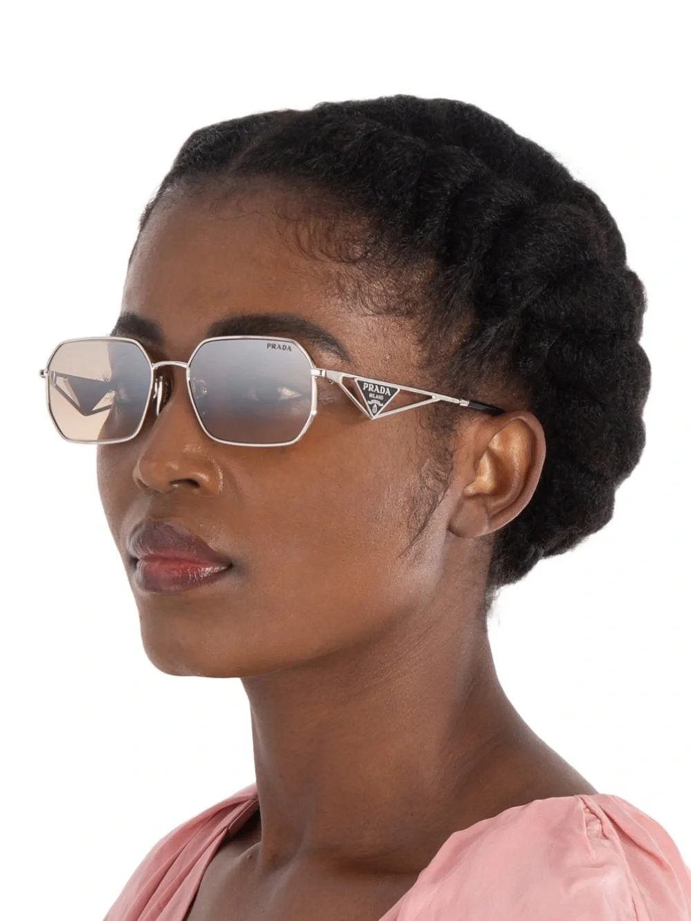 Prada - PRA51S Brown Mirror Silver Gradient